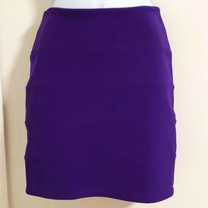Topshop Purple Mini Skirt